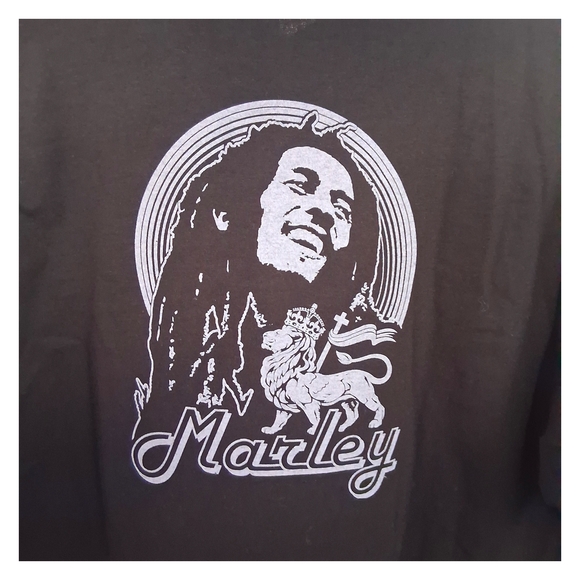 Shaka Wear Bob Marley Graphic Tee - Black Size Medium - Picture 5 of 7
